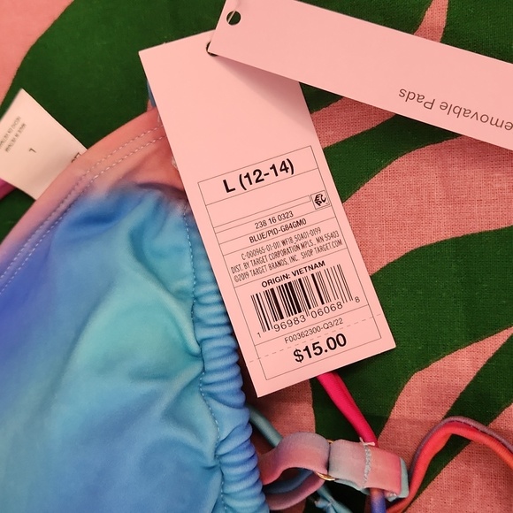 2 Wild Fable Bikini Tops Size Large - Picture 3 of 8